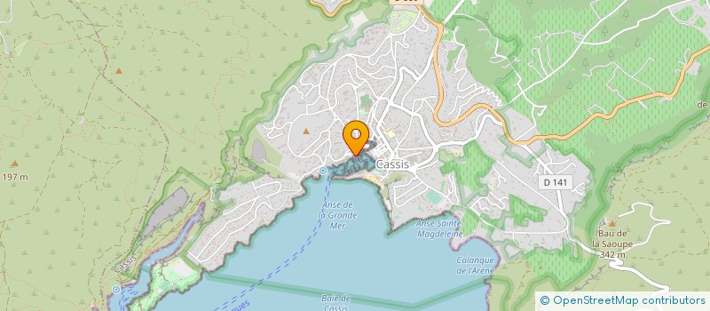localisation de l'entreprise LES PITCHOUNS à CASSIS