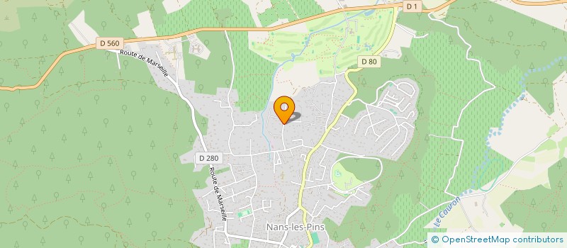 localisation de l'entreprise LES PITCHOUNS  NANS-LES-PINS