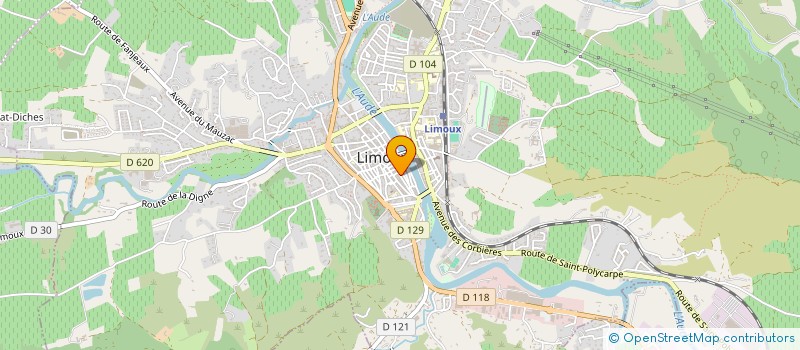 localisation de l'entreprise LES PITCHOUNS à LIMOUX