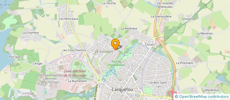 localisation de l'entreprise LES PITCHOUNS à CARQUEFOU