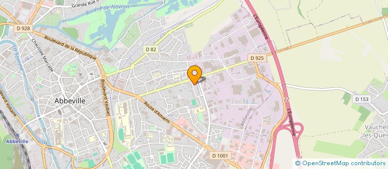 localisation de l'entreprise LES PITCHOUNS ABBEVILLOIS à ABBEVILLE