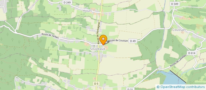 localisation de l'entreprise LES PITCHOUNS DE CHEZ ROBERT  SOUYEAUX