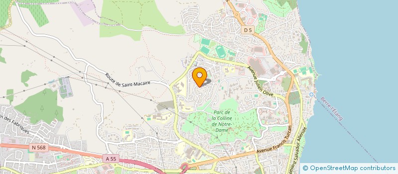 localisation de l'entreprise LES PITCHOUNS DE LOUISE MICHEL à MARTIGUES