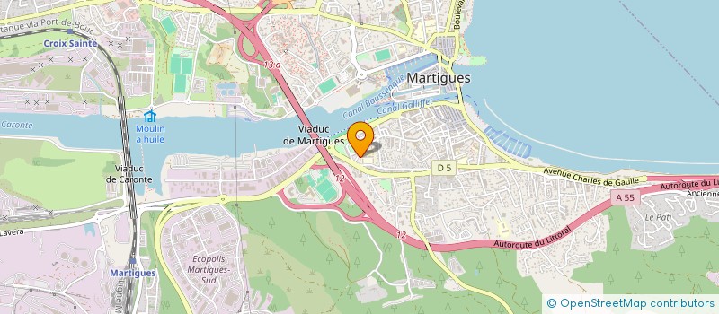 localisation de l'entreprise LES PITCHOUNS DE TOURREL à MARTIGUES