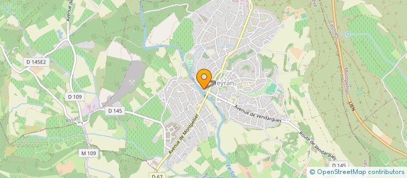 localisation de l'entreprise LES PITOUS  TEYRAN