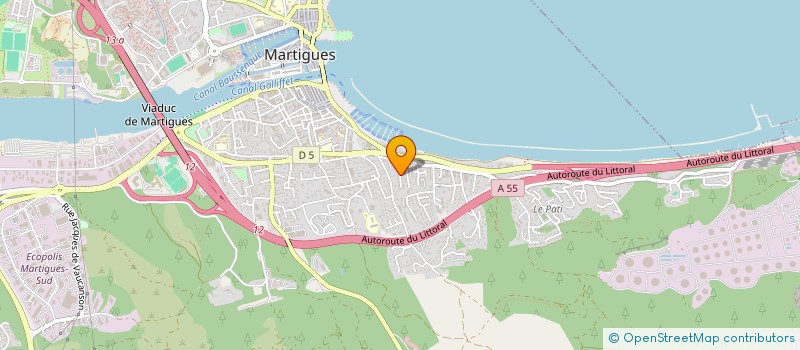 localisation de l'entreprise LES PITOUS DE LA GARRIGUE  MARTIGUES