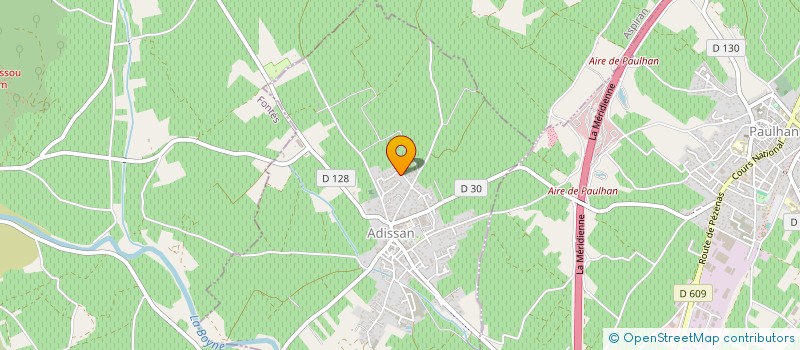 localisation de l'entreprise LES PITROUS  ADISSAN