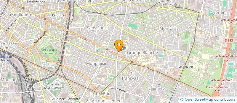 localisation de l'entreprise LES PITSOU DU DESERT  LYON