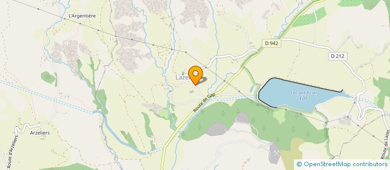 localisation de l'entreprise LES PIVOINES  LAZER