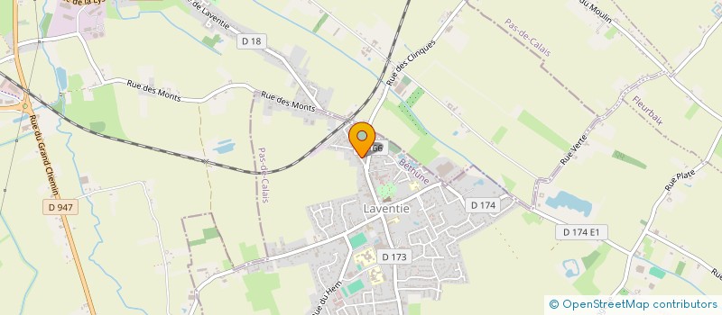 localisation de l'entreprise LES PIVOINES  LAVENTIE