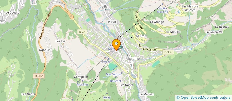 localisation de l'entreprise LES PIVOTTES à MORZINE