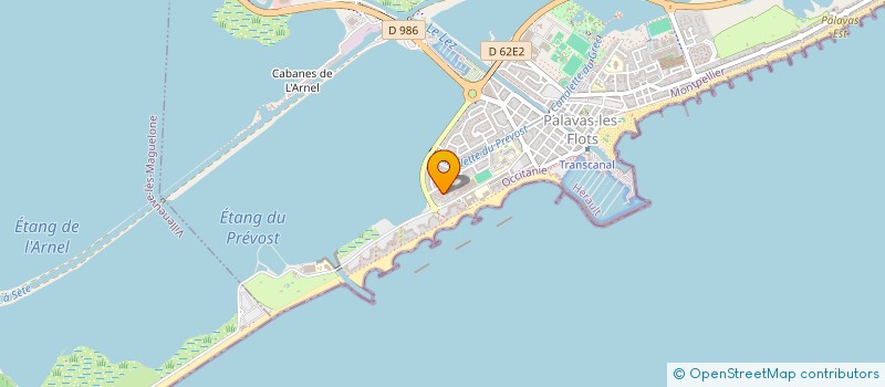 localisation de l'entreprise LES PIZZAS DE GARCIENTO à PALAVAS-LES-FLOTS