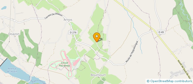 localisation de l'entreprise LES PIZZAS DE LA GRANGE  ARNOS