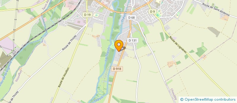 localisation de l'entreprise LES PLACES  ISSOUDUN
