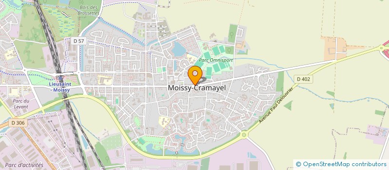 localisation de l'entreprise LES PLAFONDS DE PARIS à MOIGNY-SUR-ECOLE