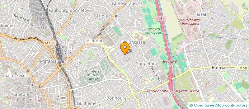 localisation de l'entreprise LES PLAGETTES à TOULOUSE