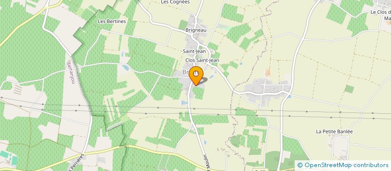 localisation de l'entreprise LES PLAINES  DOUE-EN-ANJOU