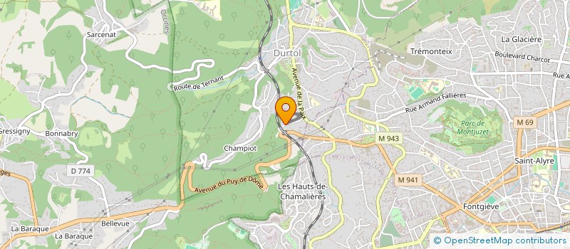 localisation de l'entreprise LES PLAINES BASSES  DURTOL