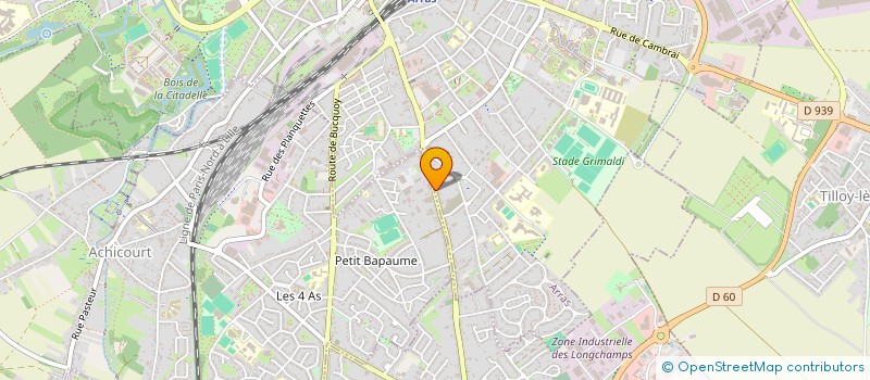localisation de l'entreprise LES PLAINES D'ARRAS à ARRAS