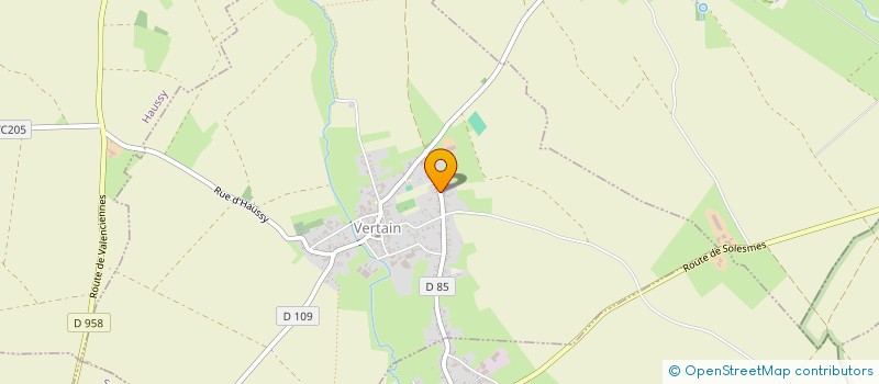 localisation de l'entreprise LES PLAINES DE L'ECAILLON à VERTAIN