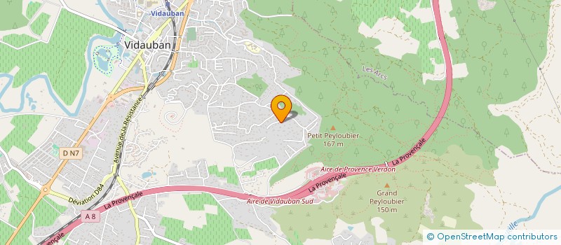 localisation de l'entreprise LES PLAINONS  TARADEAU