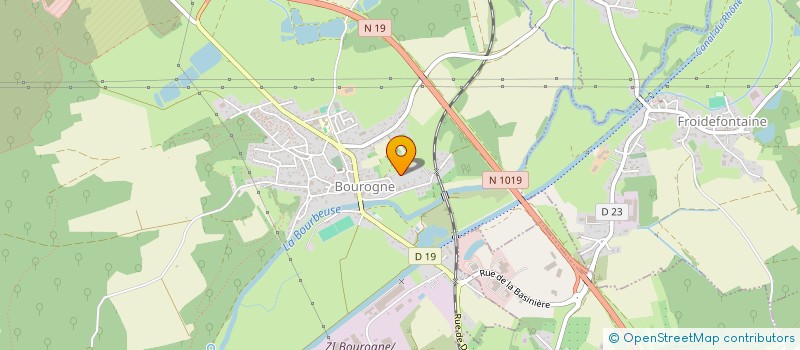 localisation de l'entreprise LES PLAINOTS à BOUROGNE