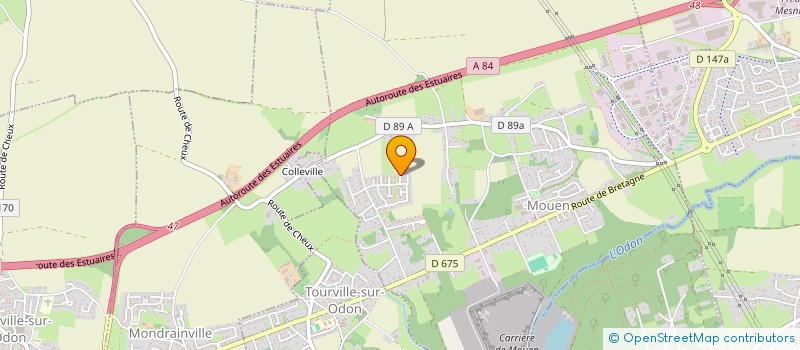 localisation de l'entreprise LES PLAINS  MOUEN