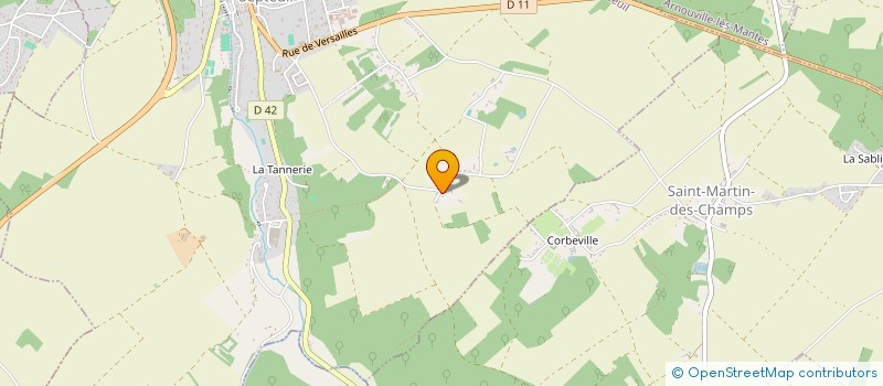 localisation de l'entreprise LES PLAINS - SARDE FAMILY  SEPTEUIL