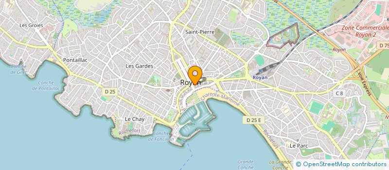 localisation de l'entreprise LES PLAISANCES à ROYAN