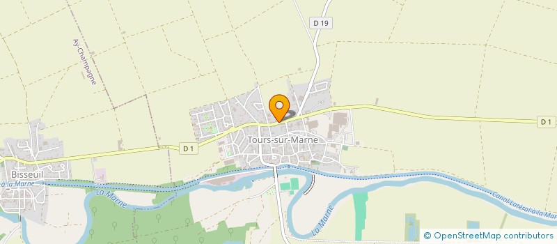 localisation de l'entreprise LES PLAISANCES à TOURS-SUR-MARNE