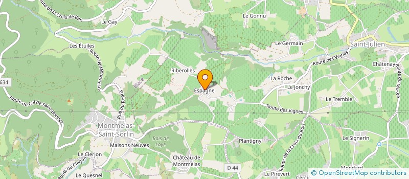 localisation de l'entreprise LES PLAISANCES à SAINT-JULIEN