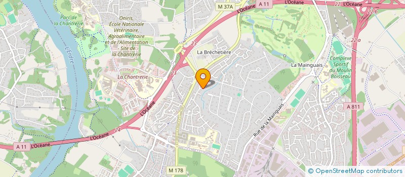 localisation de l'entreprise LES PLAISANCIERS  CARQUEFOU