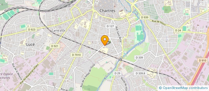 localisation de l'entreprise LES PLAISIRS D EUTERPE à CHARTRES