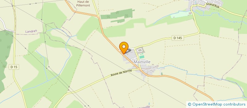 localisation de l'entreprise LES PLAISIRS DE LA TABLE  MAIRY-MAINVILLE