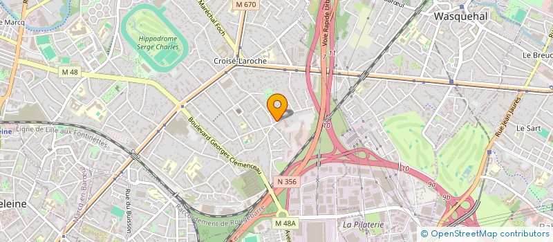 localisation de l'entreprise LES PLAISIRS DEMODES à MARCQ-EN-BARŒUL