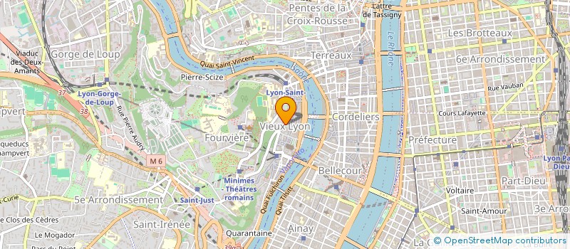 localisation de l'entreprise LES PLAISIRS DES MUSES à LYON