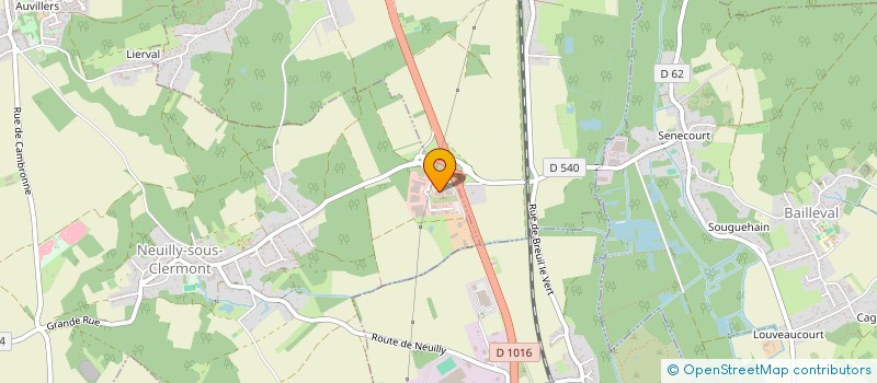 localisation de l'entreprise LES PLAISIRS LITTERAIRES  NEUILLY-SOUS-CLERMONT