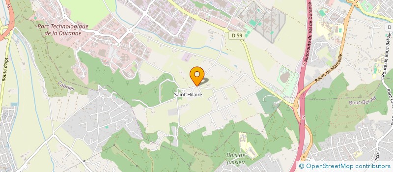 localisation de l'entreprise LES PLAISIRS NATURE à AIX EN PROVENCE