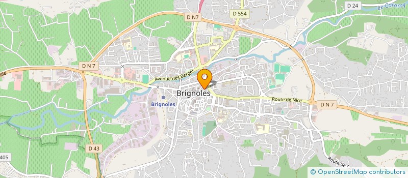 localisation de l'entreprise LES PLAISIRS SECRETS  BRIGNOLES