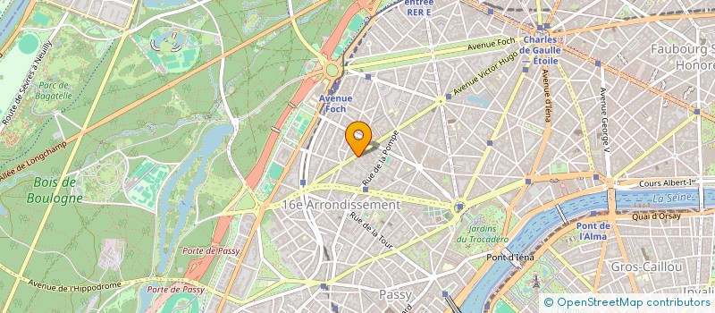 localisation de l'entreprise LES PLANCHES  PARIS