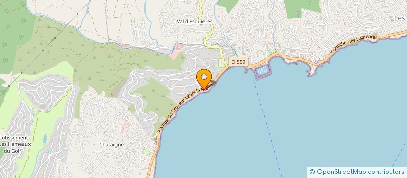localisation de l'entreprise LES PLANCHES à SAINTE-MAXIME