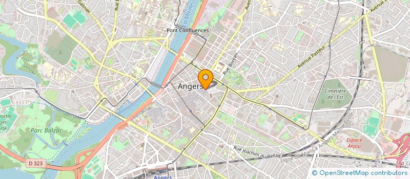 localisation de l'entreprise LES PLANCHES ANGEVINES à ANGERS