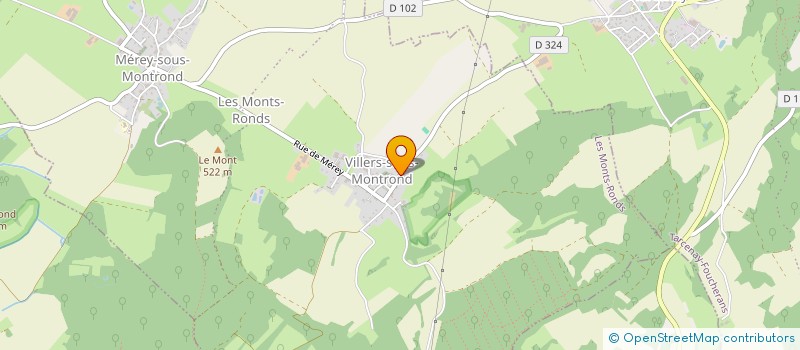 localisation de l'entreprise LES PLANCHES DU VERNOIS  LE GRATTERIS