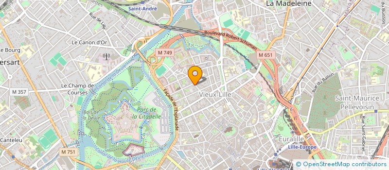 localisation de l'entreprise LES PLANCHES DU VIEUX LILLE à LILLE