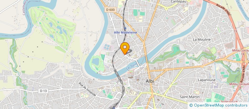 localisation de l'entreprise LES PLANCHES MUSICALES à ALBI