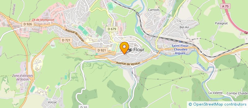 localisation de l'entreprise LES PLANCHETTES à SAINT-FLOUR