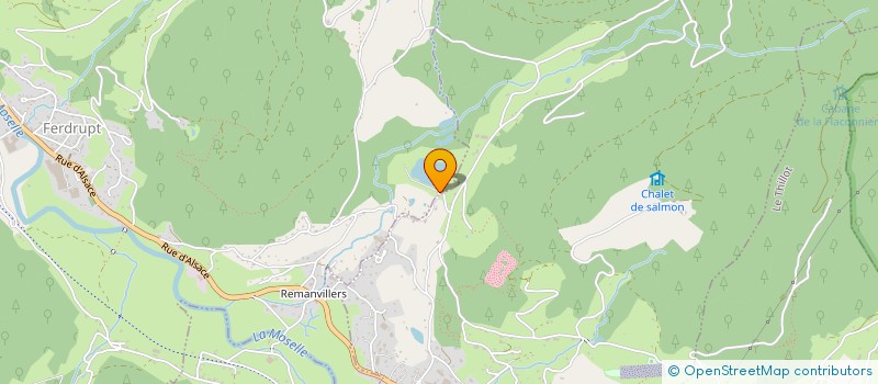 localisation de l'entreprise LES PLANESSES  FERDRUPT