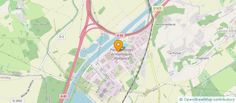 localisation de l'entreprise LES PLANETES  PORTE-DE-SAVOIE