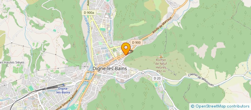 localisation de l'entreprise LES PLANETTES à DIGNE-LES-BAINS