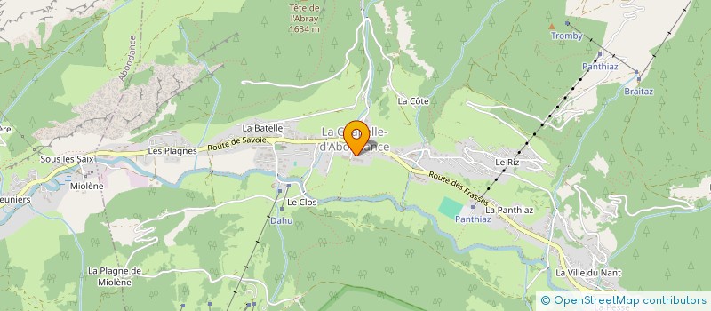 localisation de l'entreprise LES PLANS  CHAPELLE-D ABONDANCE (LA)